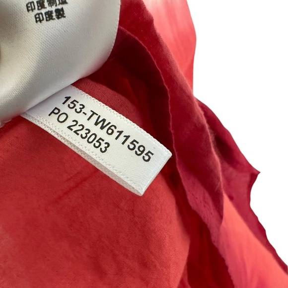 Tommy Bahama Womens V-Neck Maxi Dress Sz Small Ombre Pink Red Sleeveless Lined - Picture 7 of 9